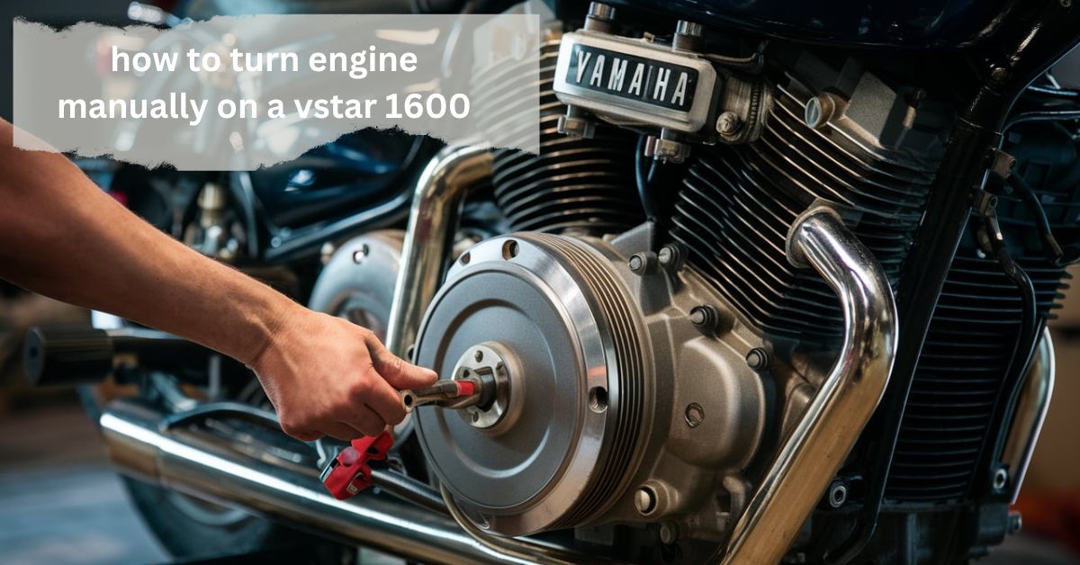 how to turn engine manually on a vstar 1600