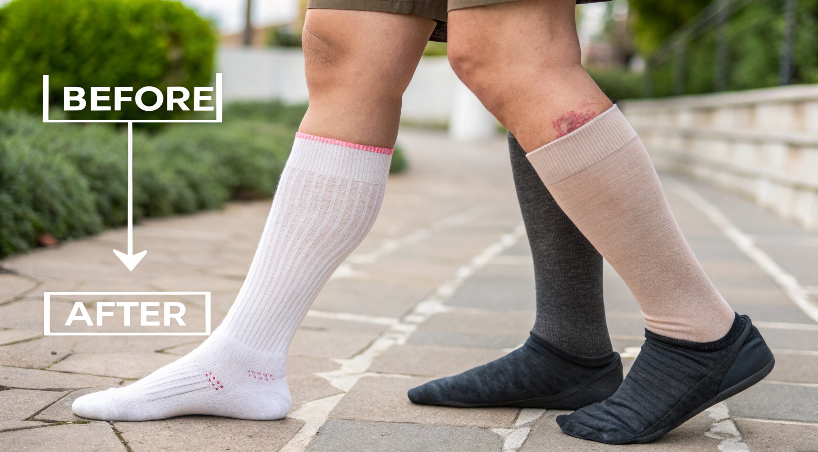 Are Compression Socks Effective for Swollen Legs